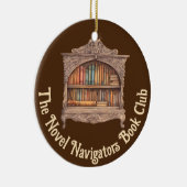 Sprookjesachtige boekenplank keramisch ornament (Rechts)