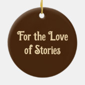 Sprookjesachtige boekenplank keramisch ornament (Achterkant)