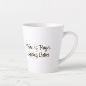 Sprookjesachtige boekenplank latte mok (Rechts)