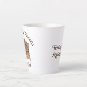 Sprookjesachtige boekenplank latte mok (Voorkant)