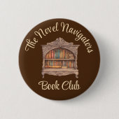 Sprookjesachtige boekenplank ronde button 5,7 cm (Voorkant)