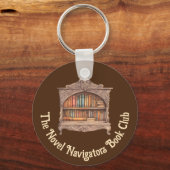 Sprookjesachtige boekenplank sleutelhanger (Voorkant)