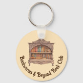 Sprookjesachtige boekenplank sleutelhanger (Voorkant)
