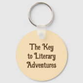 Sprookjesachtige boekenplank sleutelhanger (Achterkant)