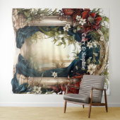 Sprookjesachtige Boogschieten Huwelijksachtergron Wandkleed (In Situ (horizontaal))