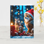 Sprookjesachtige Bosvrienden Kaart (Gele Bloem)