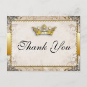 Sprookjesachtige bruiloft dank u Briefkaart (Voorkant)