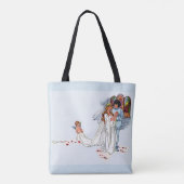 sprookjesachtige bruiloft tote bag (Achterkant)