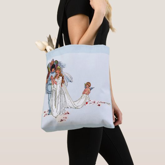sprookjesachtige bruiloft tote bag (Dichtbij)