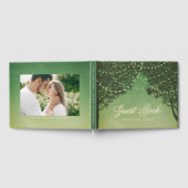 Sprookjesachtige Buitenverlichting Huwelijks Gastb Gastenboek (Volledig)