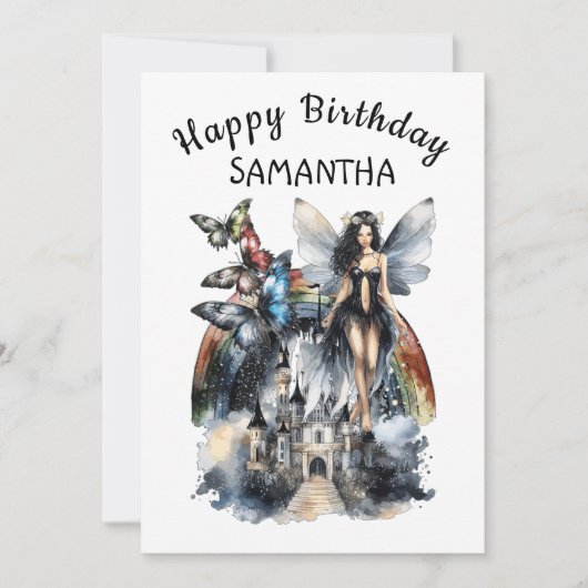 Sprookjesachtige collage Verjaardag Kaart (Voorkant)