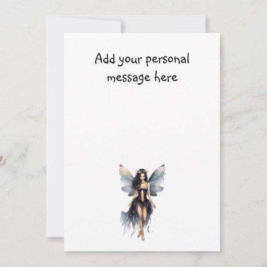 Sprookjesachtige collage Verjaardag Kaart (Achterkant)