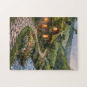 Sprookjesachtige Cottage Tuin Puzzel (Horizontaal)