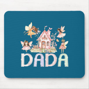 Sprookjesachtige Dada Magische Bloemige Verjaardag Muismat