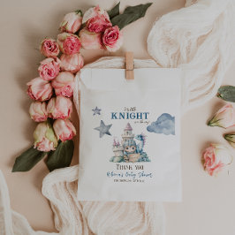 Sprookjesachtige Dromerige Draak Blauw Ridder Baby Bedankzakje