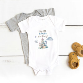 Sprookjesachtige Droom Draak Blauwe Ridder Baby Sh Romper