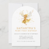 Sprookjesachtige eerste grillige Waterverf 1e verj Kaart (Voorkant)