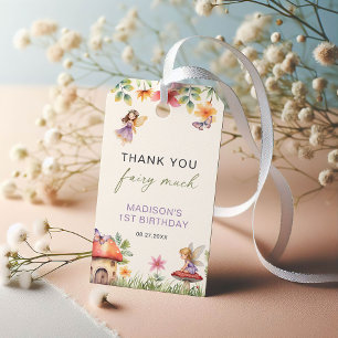 Sprookjesachtige eerste verjaardag Betoverd bos Be Cadeaulabel