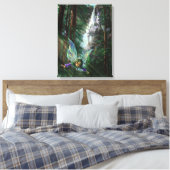 Sprookjesachtige en Kasteel Fantasy Kunst Canvas Afdruk (Insitu (Slaapkamer))