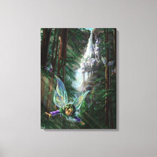 Sprookjesachtige en Kasteel Fantasy Kunst Canvas Afdruk (Voorkant)