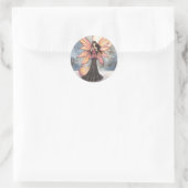 Sprookjesachtige en Maan Fantasie Kunst Ronde Sticker (Tas)