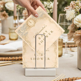 Sprookjesachtige Erfstuk Baby Shower Servet