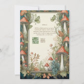 Sprookjesachtige FAIRYCORE-BRUILOFT Vintage Natuur Kaart (Achterkant)