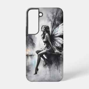 Sprookjesachtige fantasie regenachtige nachtwegen samsung galaxy hoesje