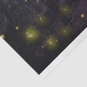 Sprookjesachtige Firefly Forest Fantasy Decoupage Tissuepapier (Detail)