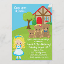 Sprookjesachtige Goudlokjes en Beren Meisjes Verja