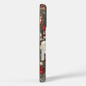 sprookjesachtige grillige kerstdecoraties, bloemen Case-Mate iPhone case (Achterkant / Rechts)