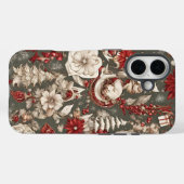 sprookjesachtige grillige kerstdecoraties, bloemen Case-Mate iPhone case (Achterkant (horizontaal))