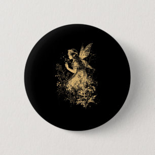 Sprookjesachtige Grunge Goblincore Cottagecore Fai Ronde Button 5,7 Cm
