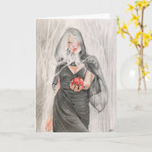 sprookjesachtige heks Kaart (Gele Bloem)