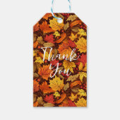 Sprookjesachtige Herfstbladeren Cadeaulabel (Voorkant)