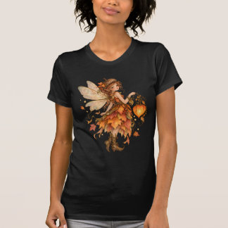 Sprookjesachtige Herfstbladfee Met Eikel Kom Hoed T-shirt