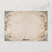 Sprookjesachtige Huwelijksreactie RSVP Kaartje (Achterkant)