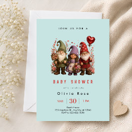 Sprookjesachtige Kabouter Baby Shower Kaart
