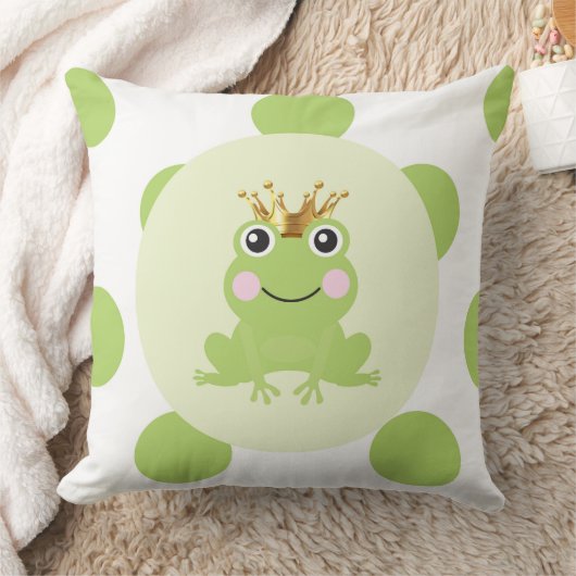 Sprookjesachtige Kabouter Prins Gouden Kroon Kussen (Deken)