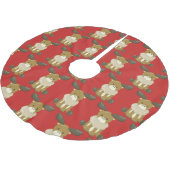 Sprookjesachtige Kerst-Eland Kerstboom Rok (Gekanteld)