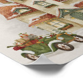 Sprookjesachtige kerstprentenboek Kinderen Poster (Hoek)