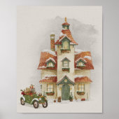 Sprookjesachtige kerstprentenboek Kinderen Poster (Voorkant)