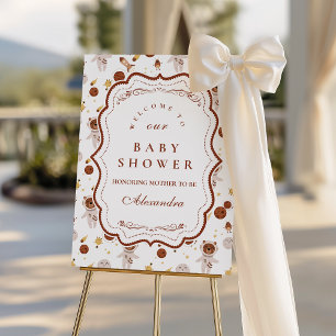 Sprookjesachtige Kleine Universum Baby Shower Kaart