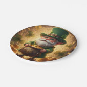 Sprookjesachtige Leprechaun Goud Pot Papieren Bord (Gekanteld)