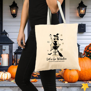 Sprookjesachtige Let's Go Heksen Halloween Bachelo Tote Bag