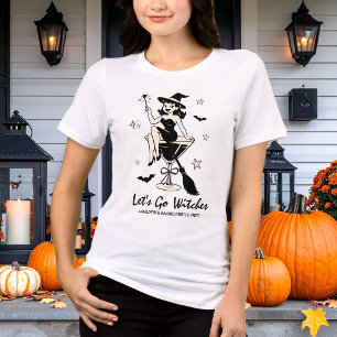 Sprookjesachtige Let's Go Heksen Halloween Bachelo Tri-Blend Shirt