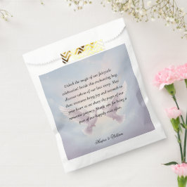 Sprookjesachtige lovebirds bruiloft bedankzakje