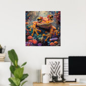 Sprookjesachtige magische kikker poster (Thuiskantoor)