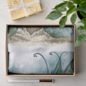 Sprookjesachtige omgeving op een paddenstoel tissuepapier (Geschenk)