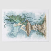 Sprookjesachtige omgeving op een paddenstoel tissuepapier (Voorkant)